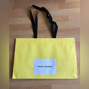 Marc Jacobs Yellow Tote with Black Straps